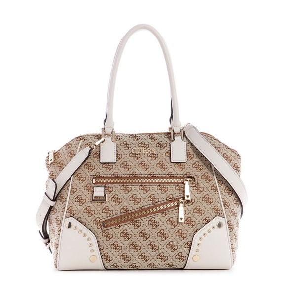 New GUESS Frankie Uptown Satchel - Picture 1 of 5